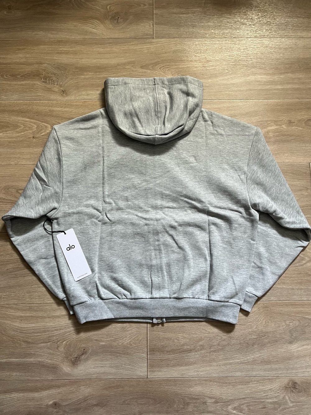 ALO Yoga Men's Full-Zip Grey Hoodie Sweatshirt - All Sizes XS - XL - Picture 2 of 8
